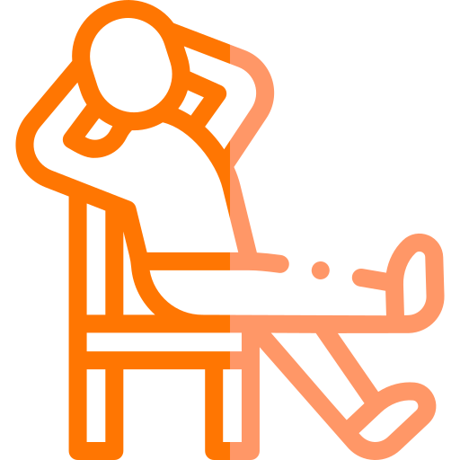Relax homeowner stress-free icon