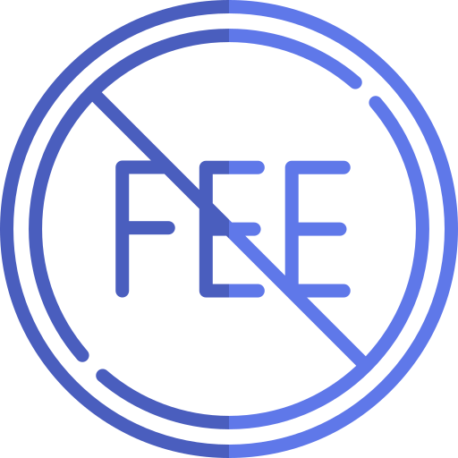 No fees real estate selling icon
