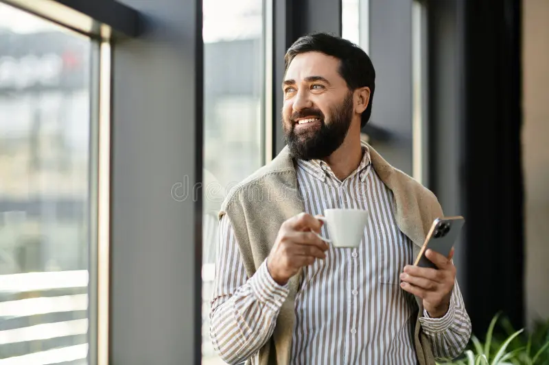 Professional businessman smiling portrait