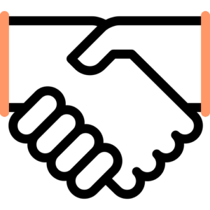 Real estate handshake icon