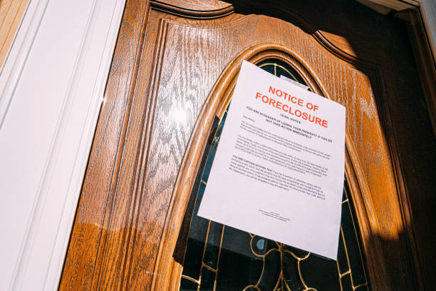Stressed homeowner facing foreclosure